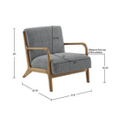 Novak - Lounge Chair - Gray - INK+IVY - Arm Chairs - Elite Enclave Home
