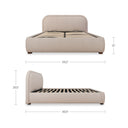 Colin - Queen Storage Bed - Light Brown - Moe's Home Collection - Storage Beds - Elite Enclave Home