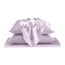 Satin - 6 Piece California King Luxury Sheet Set - Lilac