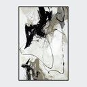 Chaos II - Painting Art By Buddy Whitlock - Black & White