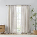 Kyler - Linen Blend Light Filtering Curtain Panel Pair - Natural - Madison Park - Curtains & Drapes - Elite Enclave Home