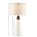 Tristan - Table Lamp - White - INK+IVY - Table Lamps - Elite Enclave Home