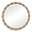 Marietta - Round Brass Mirror - Brass / Gold