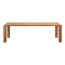 Post - Large Dining Table - Natural - Moe's Home Collection - Dining Tables - Elite Enclave Home