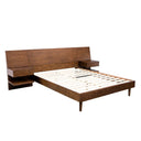 Clark - 3 Piece Bedroom Set (Queen Bed With 2 Nightstands) - Pecan - INK+IVY - 3 Piece Bedroom Sets - Elite Enclave Home