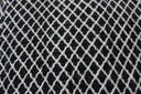 Wool Cube Geometric Pouf Ottoman - Black And Ivory