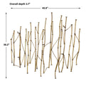 Nature's Rhythm - Metal Wall Decor - Gold