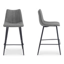 Alibi - Bar Stool (Set of 2) - Gray - Moe's Home Collection - Stool Sets - Elite Enclave Home