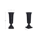 Cassia - Cast Aluminum Vase - Black - Moe's Home Collection - Vases & Jars - Elite Enclave Home