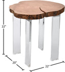 Woodland - End Table - Light Brown - Meridian Furniture - End Tables - Elite Enclave Home