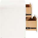 Fluted - Night Stand - Meridian Furniture - Accent Nightstands - Elite Enclave Home