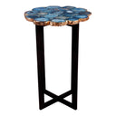 Azul - Agate Accent Table - Blue - Moe's Home Collection - Accent Tables - Elite Enclave Home