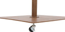 Fiji - Aluminum Patio Umbrella With Square Teak And White Base