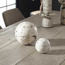 Nouveau - Indoor - Outdoor Spheres (Set of 2) - Black / White - Uttermost - Sculptures & Figurines - Elite Enclave Home