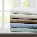 Quebec - Oversized Quilted Throw - Khaki - Madison Park - Throws - Elite Enclave Home