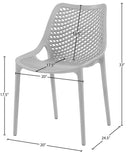 Mykonos - Outdoor Patio Dining Chair (Set of 2) - Meridian Furniture - Chair Sets- Elite Enclave Home