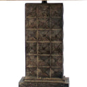 Vintage With Metal Pedestal Table Lamp - Brown