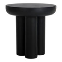 Rocca - Cement Side Table - Black - Moe's Home Collection - Side Tables - Elite Enclave Home