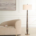 Tyree - Marble Floor Lamp - Brown