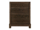 Dark Atenas - 4-Drawer Chest - Brown