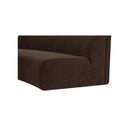 Naomi - Concave Sofa - Dark Brown - Moe's Home Collection - Stationary Sofas - Elite Enclave Home
