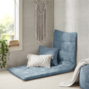 Edelia - Lounge Floor Pillow Cushion - Aqua - Intelligent Design - Floor Pillows - Elite Enclave Home