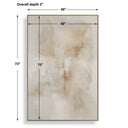 Remedy - Hand Painted Modern Canvas - Brown / Gray / White / Woodtone
