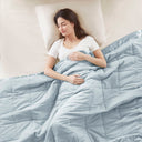 Windom - King All Season Hypoallergenic Blanket With 3M Scotchgard - Blue