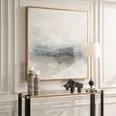 Foggy Morning - Abstract Art - Light Brown