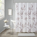 Cecily - Burnout Printed Shower Curtain - Mauve - Madison Park - Shower Curtains - Elite Enclave Home