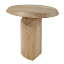 Tiernan - Reclaimed Oak Round Side Table - Woodtone
