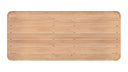 Natural Teak - 96" Dining Table - Light Brown