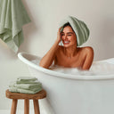 800GSM - 8 Piece Antimicrobial Towel Set - Sage Green - Madison Park Signature - Towel Sets - Elite Enclave Home