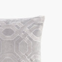 Biron - Square Decor Pillow - Silver - Croscill Classics - Accent Pillows - Elite Enclave Home