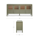 Hannah - Sideboard - Green - Moe's Home Collection - Sideboards - Elite Enclave Home
