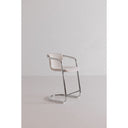 Freeman - Chrome Frame Counter Stool (Set of 2) - Blended Cream - Moe's Home Collection - Stool Sets - Elite Enclave Home