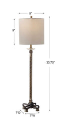 Parnell - Industrial Buffet Lamp - Dark Brown