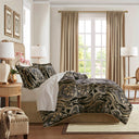 Julius - King Comforter Set - Black
