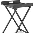 Aluminum Indoor Outdoor Tray Table - Gray