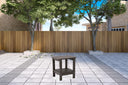 Plastic Outdoor Side Table - Chocolate