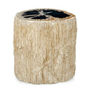 Arco - Petrified Wood Top Accent Table - Black / White - Uttermost - Accent Tables - Elite Enclave Home