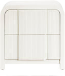 Fluted - Night Stand - Meridian Furniture - Accent Nightstands - Elite Enclave Home