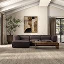 Form - Classic L - Shaped Modular Sectional - Espresso Brown - Moe's Home Collection - Stationary Sectionals - Elite Enclave Home