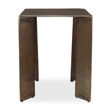 Reade - Outdoor Accent Table - Brass