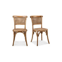 Churchill - Dining Chair (Set of 2) - Light Brown - Moe's Home Collection - Chair Sets - Elite Enclave Home