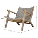 Aegea - Rattan Accent Chair - Light Brown