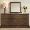 Clarence - 6 Drawer Dresser - Warm Brown