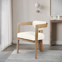 Carlyle - Dining Chair With Natural Frame - Meridian Furniture - Arm Chairs - Elite Enclave Home
