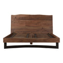 Bent - Queen Size Bed - Natural Stain - Moe's Home Collection - Slat Beds - Elite Enclave Home