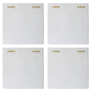 Snowdrift - Scultped White Wall Decor (Set of 4)